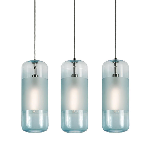 AFX Lighting - HRP06MBSNAQLNR3 - Three Light Pendant - Hermosa - Satin Nickel from Lighting & Bulbs Unlimited in Charlotte, NC