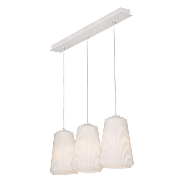 AFX Lighting - ISLP11WHLNR3 - Three Light Pendant - Isla - White from Lighting & Bulbs Unlimited in Charlotte, NC