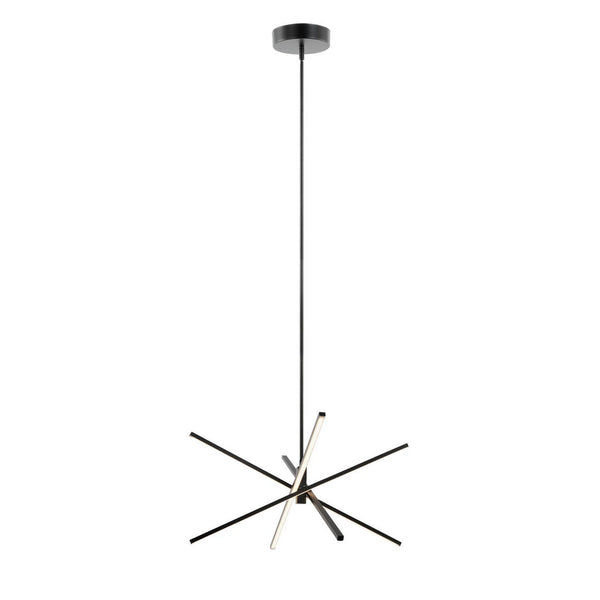 AFX Lighting - JAXP24L30D1BK - LED Pendant - Jaxx - Black from Lighting & Bulbs Unlimited in Charlotte, NC