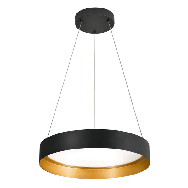 AFX Lighting - RVP20L30D1BKGD - LED Pendant - Reveal - Black & Gold from Lighting & Bulbs Unlimited in Charlotte, NC