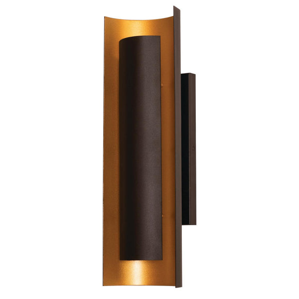 AFX Lighting - RVS0416L30D1BKGD - LED Wall Sconce - Reveal - Black & Gold from Lighting & Bulbs Unlimited in Charlotte, NC