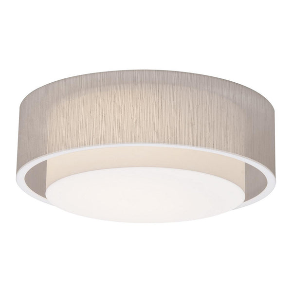 AFX Lighting - SAF1824LAJUD-JT-MS - LED Flush Mount - Sanibel - Jute from Lighting & Bulbs Unlimited in Charlotte, NC