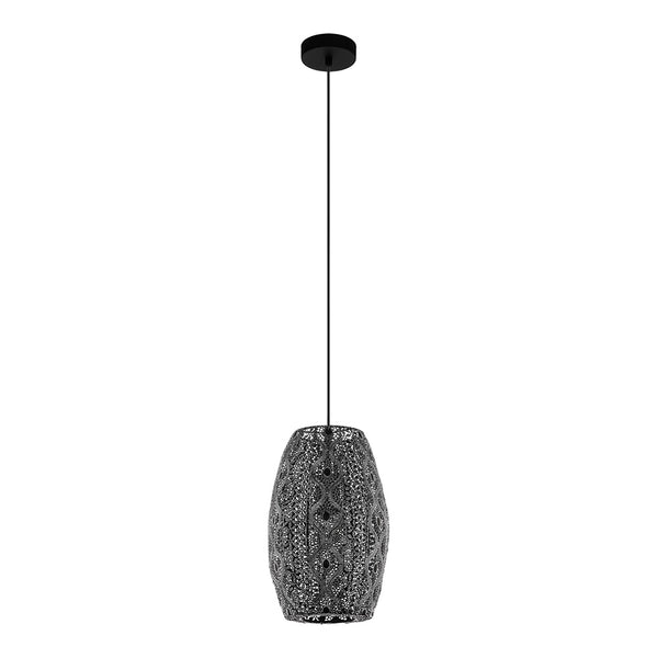 Eglo USA - 43391A - One Light Pendant - Riyadh - Antique Black from Lighting & Bulbs Unlimited in Charlotte, NC
