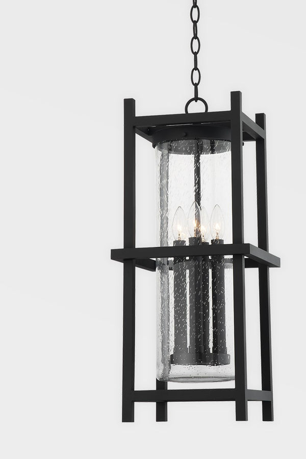 Troy Lighting - F7526-TBK - Four Light Exterior Lantern - Carlo - Textured Black from Lighting & Bulbs Unlimited in Charlotte, NC