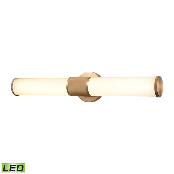 ELK Home - 18420/LED - LED Vanity - Conduit - Satin Brass from Lighting & Bulbs Unlimited in Charlotte, NC