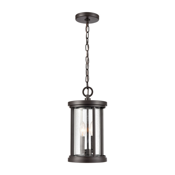 ELK Home - 89385/2 - Two Light Outdoor Pendant - Brison - Oil Rubbed Bronze from Lighting & Bulbs Unlimited in Charlotte, NC