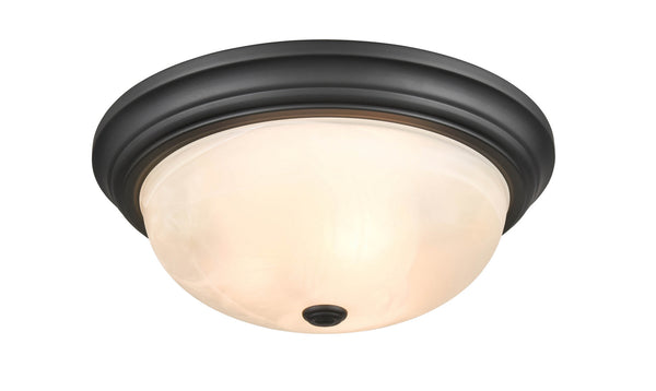 Millennium - 4605-MB - Three Light Flushmount - Matte Black from Lighting & Bulbs Unlimited in Charlotte, NC