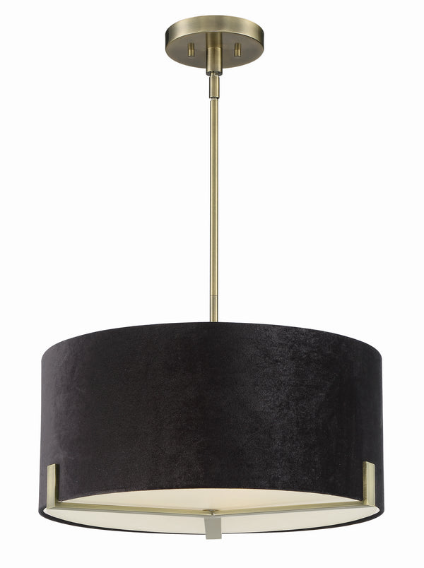 Minka-Lavery - 2153-724 - Three Light Pendant - Westboro Boulevard - Weathered Antique Brass from Lighting & Bulbs Unlimited in Charlotte, NC