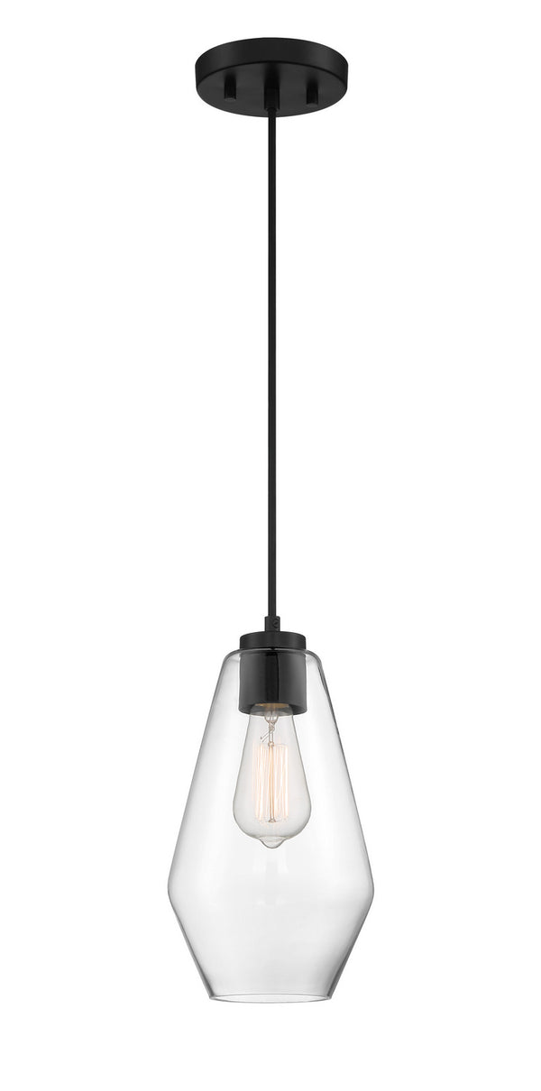 Minka-Lavery - 2338-66A - One Light Pendant - Clarity - Coal from Lighting & Bulbs Unlimited in Charlotte, NC