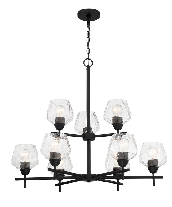 Minka-Lavery - 2179-66A - Nine Light Chandelier - Camrin - Coal from Lighting & Bulbs Unlimited in Charlotte, NC