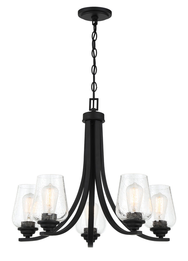 Minka-Lavery - 4925-66A - Five Light Chandelier - Shyloh - Coal from Lighting & Bulbs Unlimited in Charlotte, NC