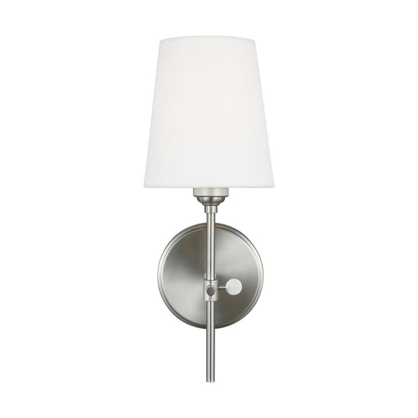 Visual Comfort Studio - 4187201-962 - One Light Wall / Bath Sconce - Baker - Brushed Nickel from Lighting & Bulbs Unlimited in Charlotte, NC