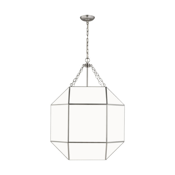 Visual Comfort Studio - 5279454-962 - Four Light Lantern - Morrison - Brushed Nickel from Lighting & Bulbs Unlimited in Charlotte, NC