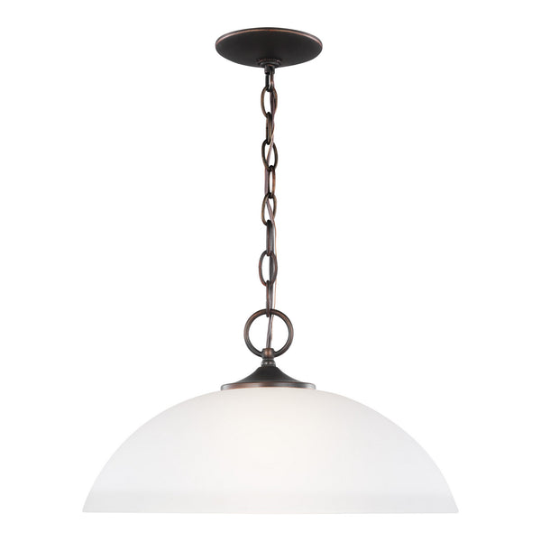 Generation Lighting - 6516501-710 - One Light Pendant - Geary - Bronze from Lighting & Bulbs Unlimited in Charlotte, NC