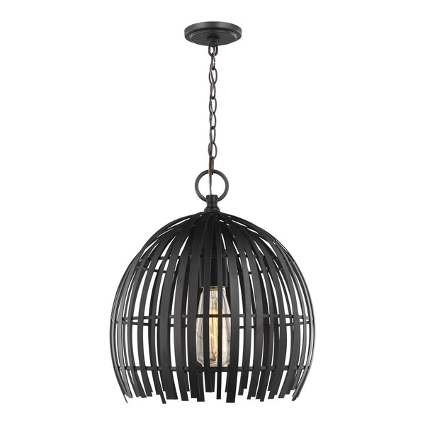 Visual Comfort Studio - 6522701-112 - One Light Pendant - Hanalei - Midnight Black from Lighting & Bulbs Unlimited in Charlotte, NC