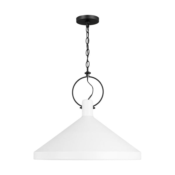 Visual Comfort Studio - 6884901EN3-115 - One Light Pendant - Lyon - Matte White from Lighting & Bulbs Unlimited in Charlotte, NC