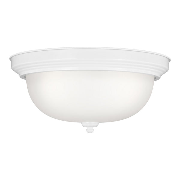 Generation Lighting - 77065EN3-15 - Three Light Flush Mount - Geary - White from Lighting & Bulbs Unlimited in Charlotte, NC