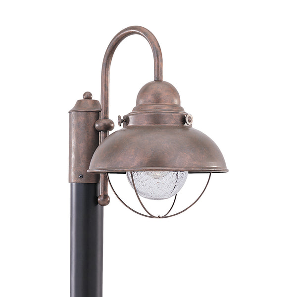 Generation Lighting - 8269EN3-44 - One Light Outdoor Post Lantern - Sebring - Weathered Copper from Lighting & Bulbs Unlimited in Charlotte, NC