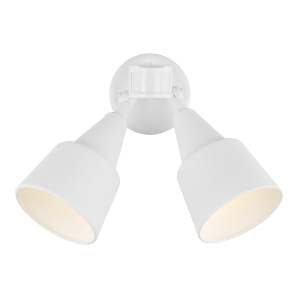 Generation Lighting - 8560702PM-15 - Two Light Flood with Photo and Motion Sensor - Flood Light - White from Lighting & Bulbs Unlimited in Charlotte, NC
