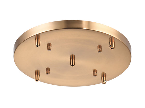 Matteo Lighting - CP0105AG - Ceiling Canopy - Multi Ceiling Canopy (Line Voltage) - Aged Gold Brass from Lighting & Bulbs Unlimited in Charlotte, NC