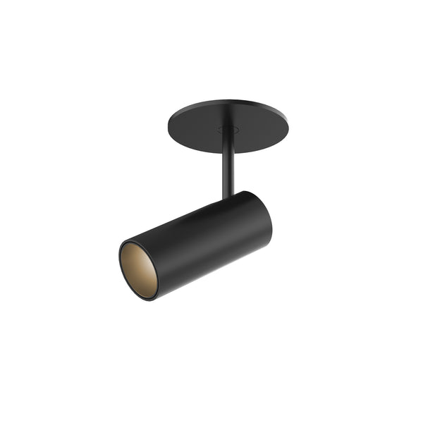 Kuzco Lighting - SF15701-BK - LED Semi-Flush Mount - Downey - Black from Lighting & Bulbs Unlimited in Charlotte, NC