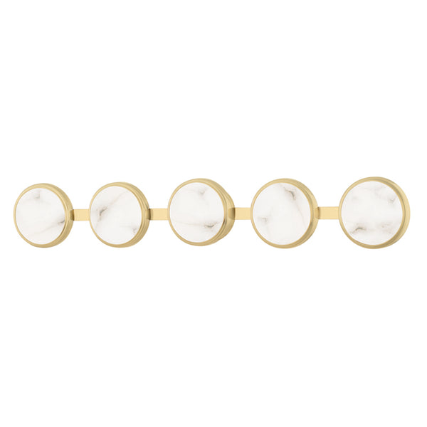 Hudson Valley - 6334-AGB - LED Bath Bracket - Meander - Aged Brass from Lighting & Bulbs Unlimited in Charlotte, NC