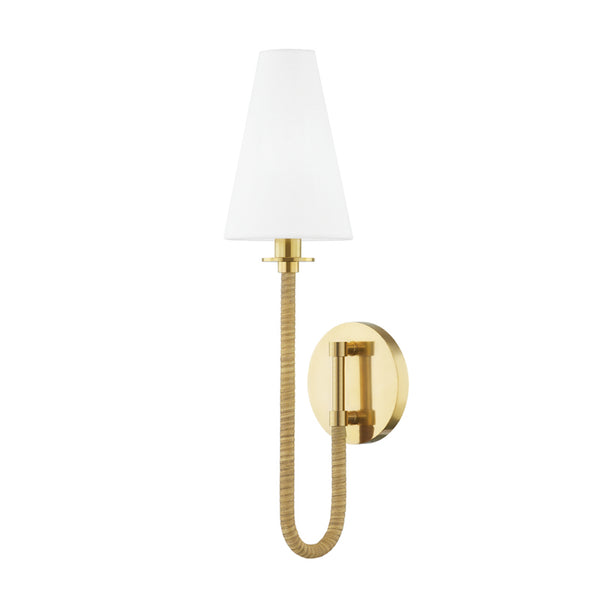 Hudson Valley - 8700-AGB - One Light Wall Sconce - Ripley - Aged Brass from Lighting & Bulbs Unlimited in Charlotte, NC