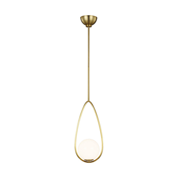 Visual Comfort Studio - AEP1001BBS - One Light Pendant - Galassia - Burnished Brass from Lighting & Bulbs Unlimited in Charlotte, NC