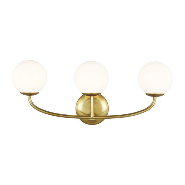 Visual Comfort Studio - AEV1013BBS - Three Light Vanity - Galassia - Burnished Brass from Lighting & Bulbs Unlimited in Charlotte, NC