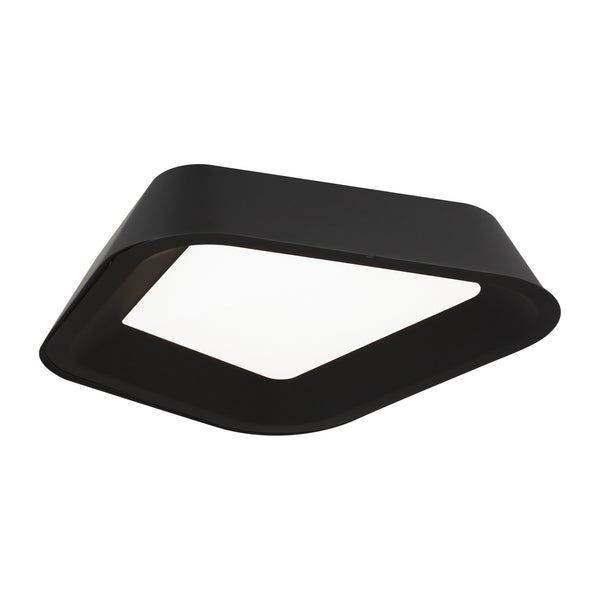 Visual Comfort Modern - 700FMRHNSB-LED930 - LED Flush Mount - Rhonan - Nightshade Black from Lighting & Bulbs Unlimited in Charlotte, NC