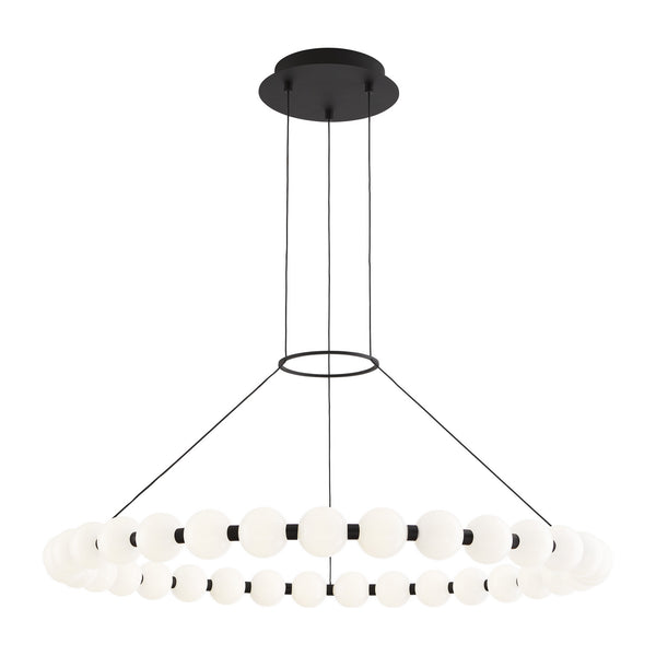 Visual Comfort Modern - 700OBT36B-LED927 - LED Chandelier - Orbet - Nightshade Black from Lighting & Bulbs Unlimited in Charlotte, NC