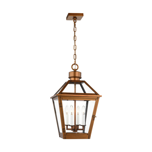 Visual Comfort Studio - CO1424NCP - Four Light Pendant - Hyannis - Natural Copper from Lighting & Bulbs Unlimited in Charlotte, NC