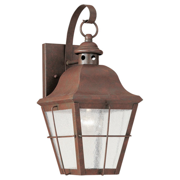 Generation Lighting - 8462-44 - One Light Outdoor Wall Lantern - Chatham - Weathered Copper from Lighting & Bulbs Unlimited in Charlotte, NC