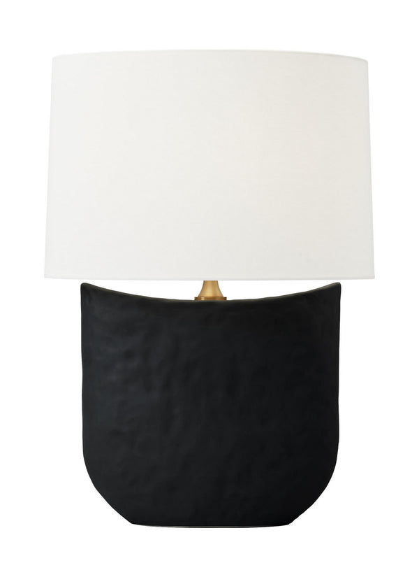 Visual Comfort Studio - HT1031RBC1 - One Light Table Lamp - Cenotes - Rough Black Ceramic from Lighting & Bulbs Unlimited in Charlotte, NC