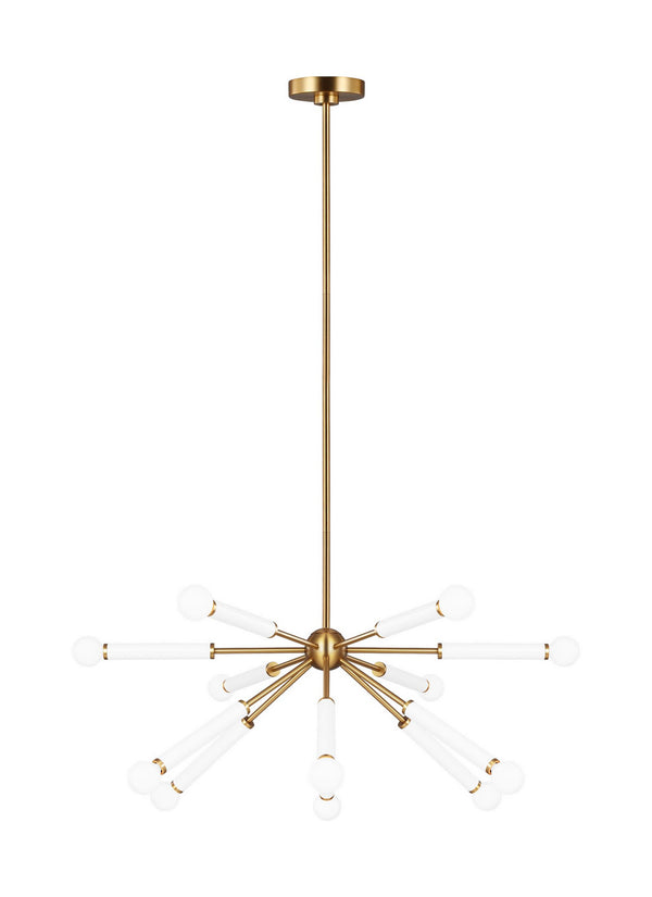 Visual Comfort Studio - KSC10612BBSGW - 12 Light Chandelier - Monroe - Burnished Brass from Lighting & Bulbs Unlimited in Charlotte, NC