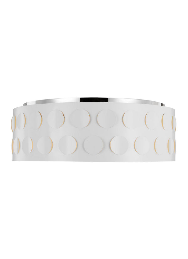 Visual Comfort Studio - KSF1024PN - Four Light Flush Mount - Dottie - Polished Nickel from Lighting & Bulbs Unlimited in Charlotte, NC