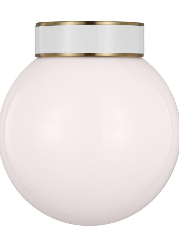 Visual Comfort Studio - KSF1051BBSGW - One Light Flush Mount - Monroe - Burnished Brass from Lighting & Bulbs Unlimited in Charlotte, NC