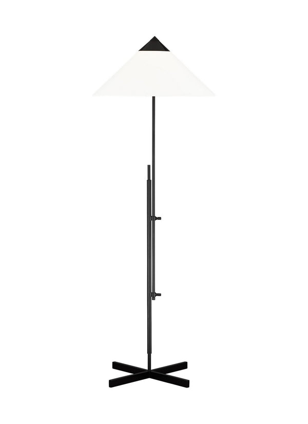 Visual Comfort Studio - KT1291BNZ1 - One Light Floor Lamp - Franklin - Deep Bronze from Lighting & Bulbs Unlimited in Charlotte, NC
