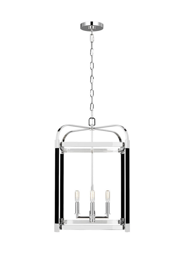 Visual Comfort Studio - LC1144PN - Four Light Lantern - Hadley - Polished Nickel from Lighting & Bulbs Unlimited in Charlotte, NC