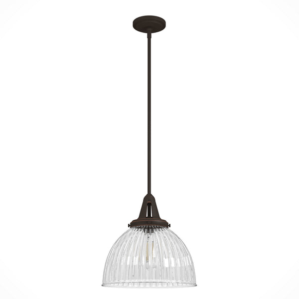 Hunter - 19250 - One Light Pendant - Cypress Grove - Onyx Bengal from Lighting & Bulbs Unlimited in Charlotte, NC