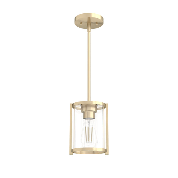 Hunter - 19952 - One Light Mini Pendant - Astwood - Alturas Gold from Lighting & Bulbs Unlimited in Charlotte, NC