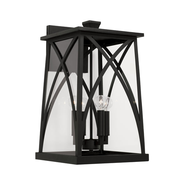 Capital Lighting - 946541BK - Four Light Outdoor Wall Lantern - Marshall - Black from Lighting & Bulbs Unlimited in Charlotte, NC