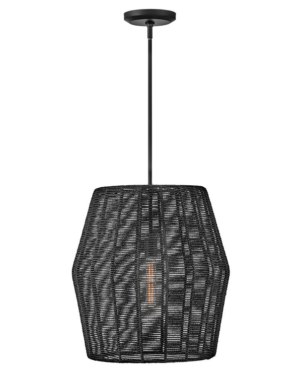 Hinkley - 40387BLK - LED Pendant - Luca - Black from Lighting & Bulbs Unlimited in Charlotte, NC