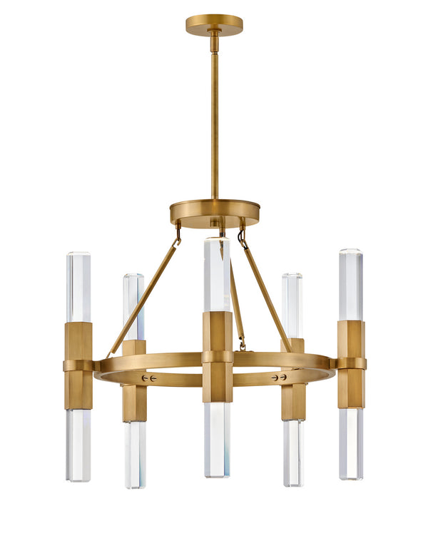 Fredrick Ramond - FR30604HBR - LED Chandelier - Cecily - Heritage Brass from Lighting & Bulbs Unlimited in Charlotte, NC