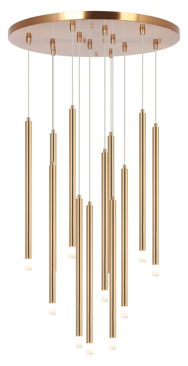 Matteo Lighting - C63112AG - Pendant - Reigndrop - Aged Gold Brass from Lighting & Bulbs Unlimited in Charlotte, NC
