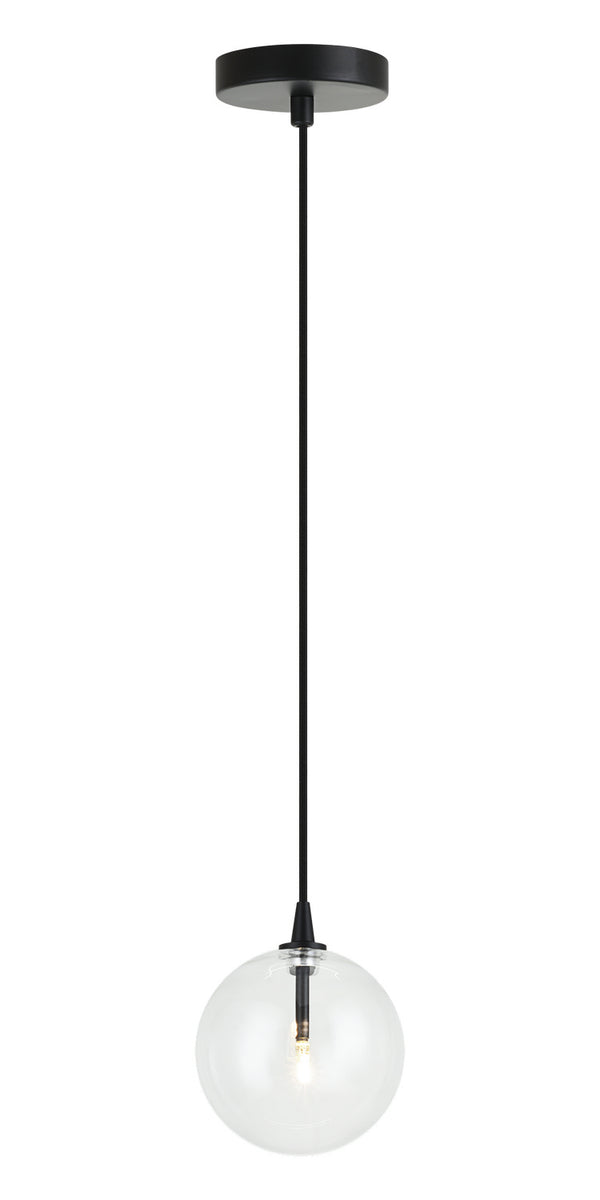 Matteo Lighting - C81801BKCL - Pendant - Bolha - Black from Lighting & Bulbs Unlimited in Charlotte, NC