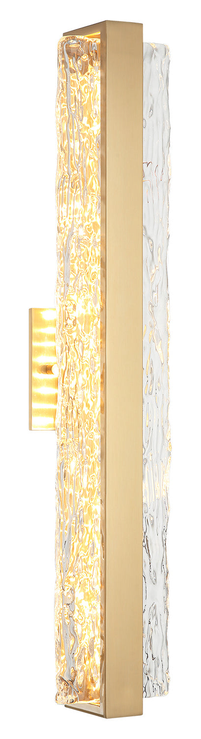 Matteo Lighting - S02024AG - Wall Sconce - Niagara - Aged Gold Brass from Lighting & Bulbs Unlimited in Charlotte, NC