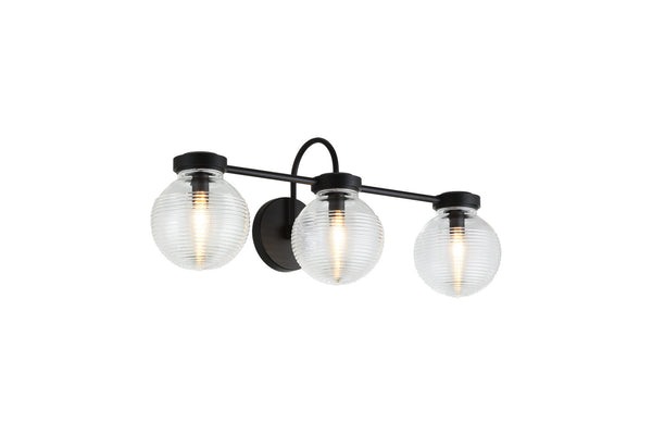 Matteo Lighting - W84003MBCL - Wall Sconce - Ridge - Matte Black from Lighting & Bulbs Unlimited in Charlotte, NC