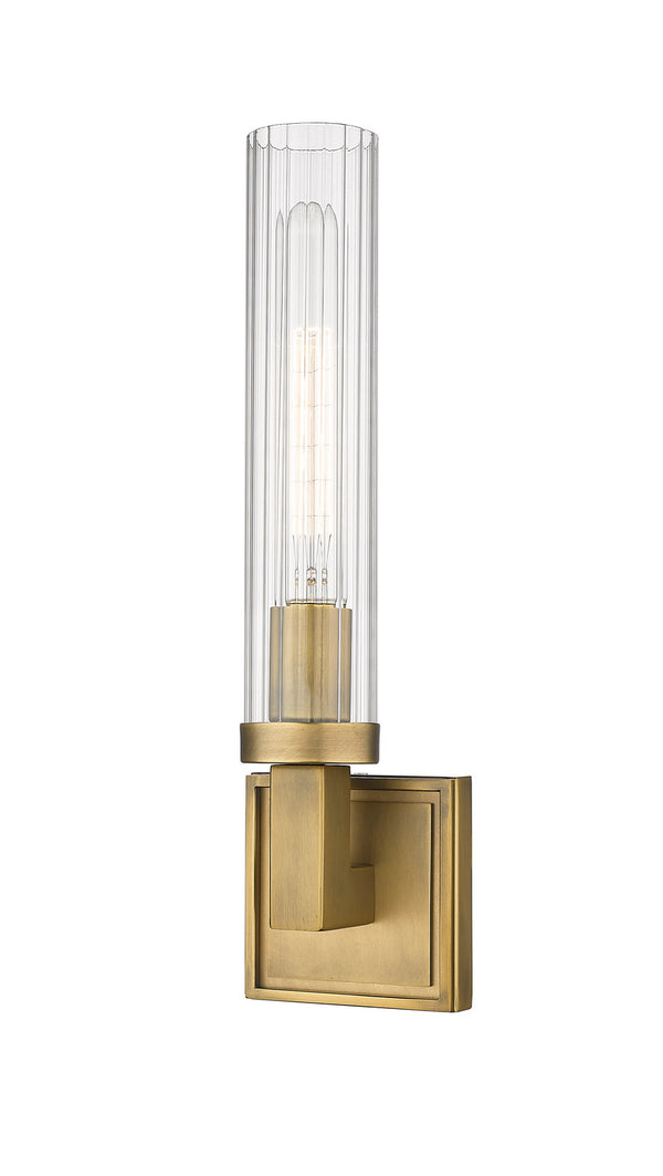 Z-Lite - 3031-1S-RB - One Light Wall Sconce - Beau - Rubbed Brass from Lighting & Bulbs Unlimited in Charlotte, NC