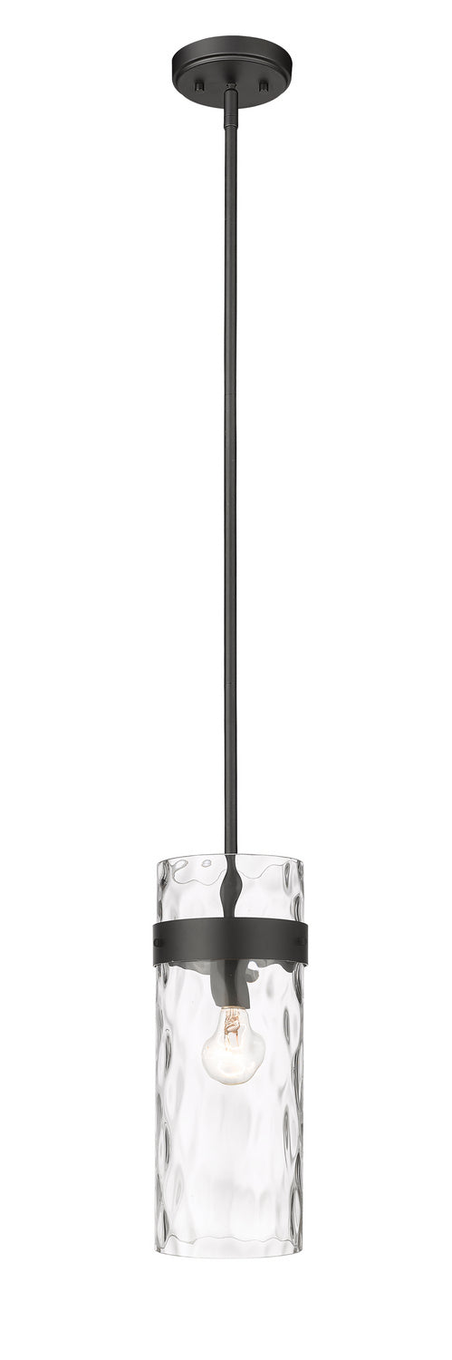Z-Lite - 3035P6-MB - One Light Pendant - Fontaine - Matte Black from Lighting & Bulbs Unlimited in Charlotte, NC
